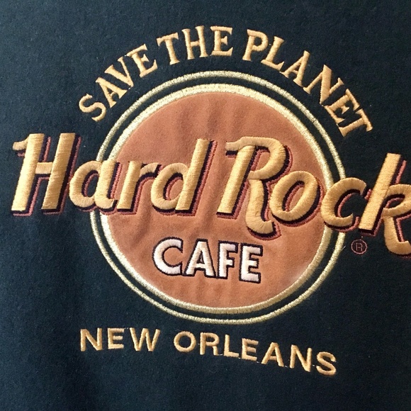 HARD ROCK CAFE “SAVE THE PLANET” NEW OLEANS WOOL SUEDE COAT / JACKET SZ MEDIUM!